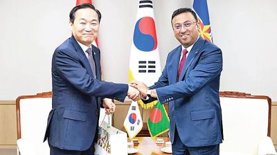 Humaiun seeks greater investment, market access to South Korea