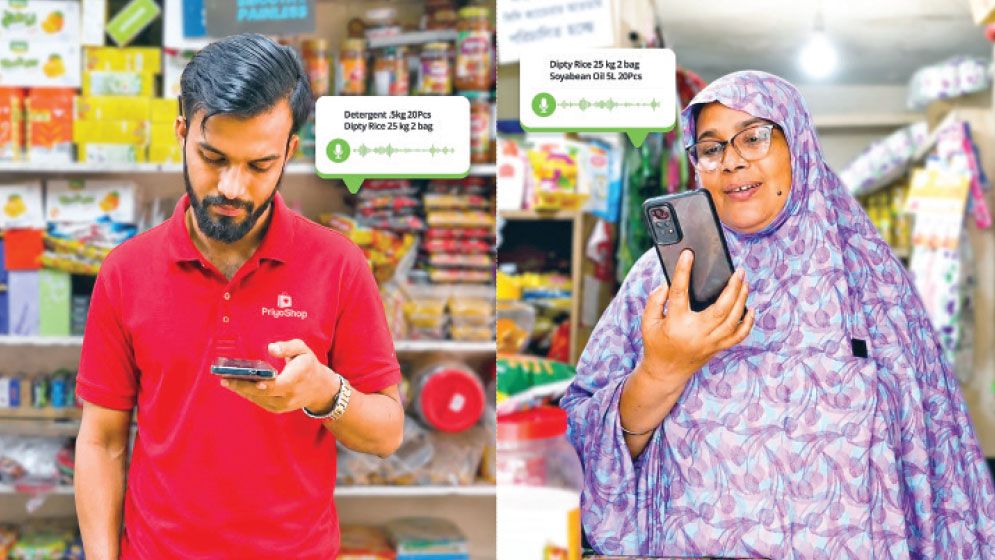 PriyoShop brings Bangla AI voice ordering