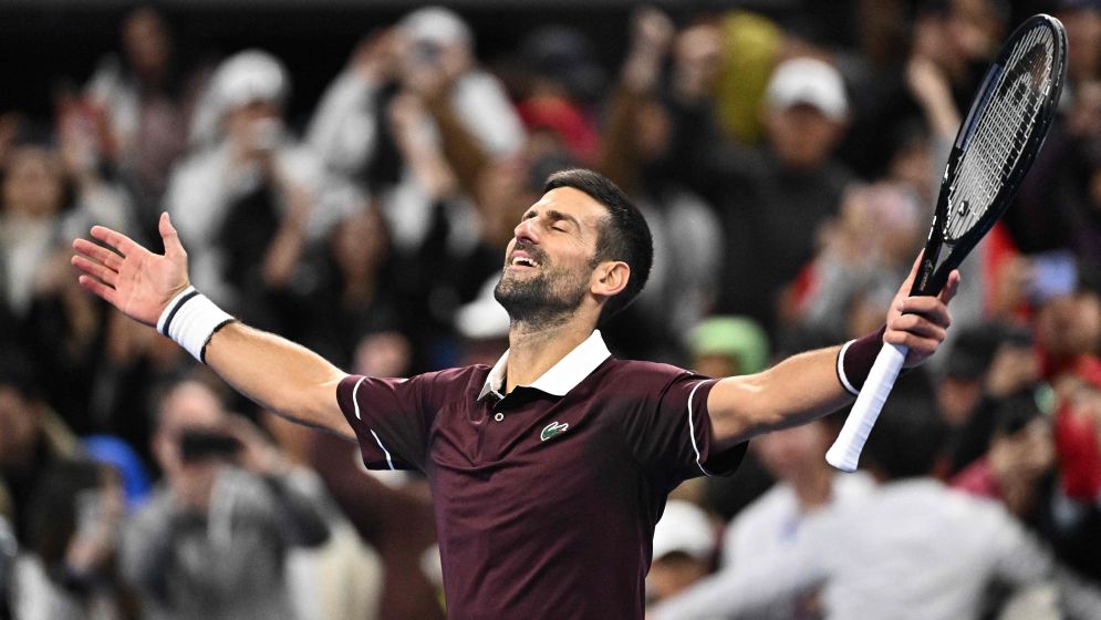 Battling Djokovic stuns top seed Zverev at China Open