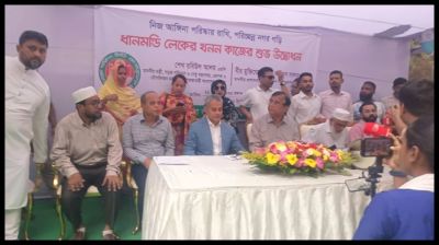 Dhanmondi Lake dredging, beautification work begins