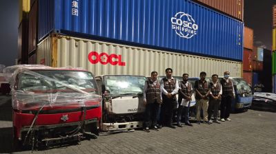 BMW sports car, five Isuzu trucks seized at Ctg port