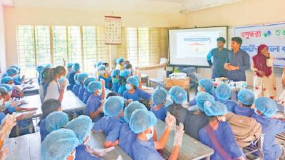 Cleanliness drive on preventing dengue held in Bhola