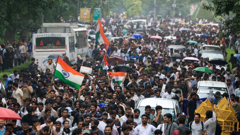 India to deploy thousands of security forces in Delhi for protest over poll chief