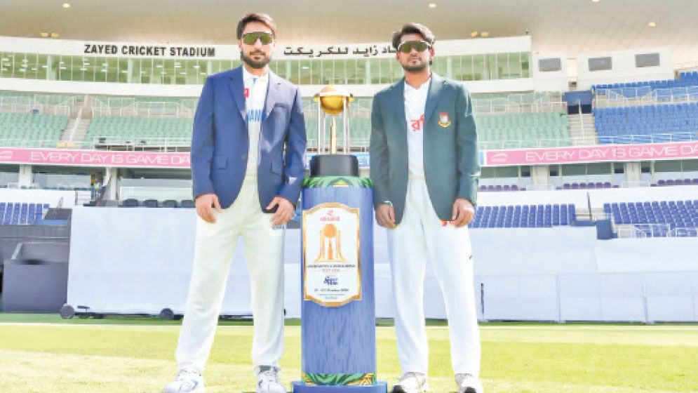 Shanto: Quality cricket on hot, slow Abu Dhabi pitch