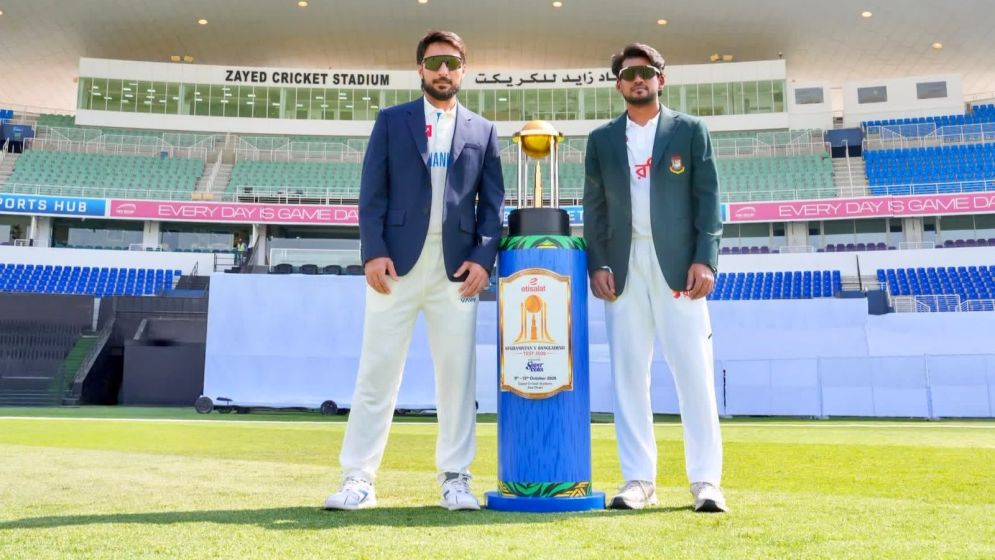 Shanto: Quality cricket on hot, slow Abu Dhabi pitch