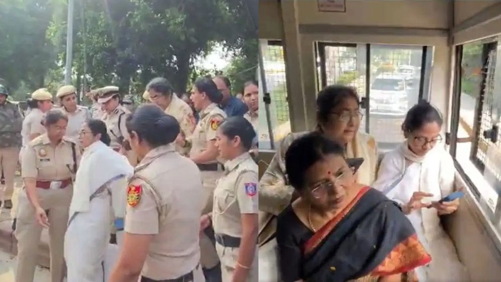 Mamata detained during protest demanding removal of India’s poll chief