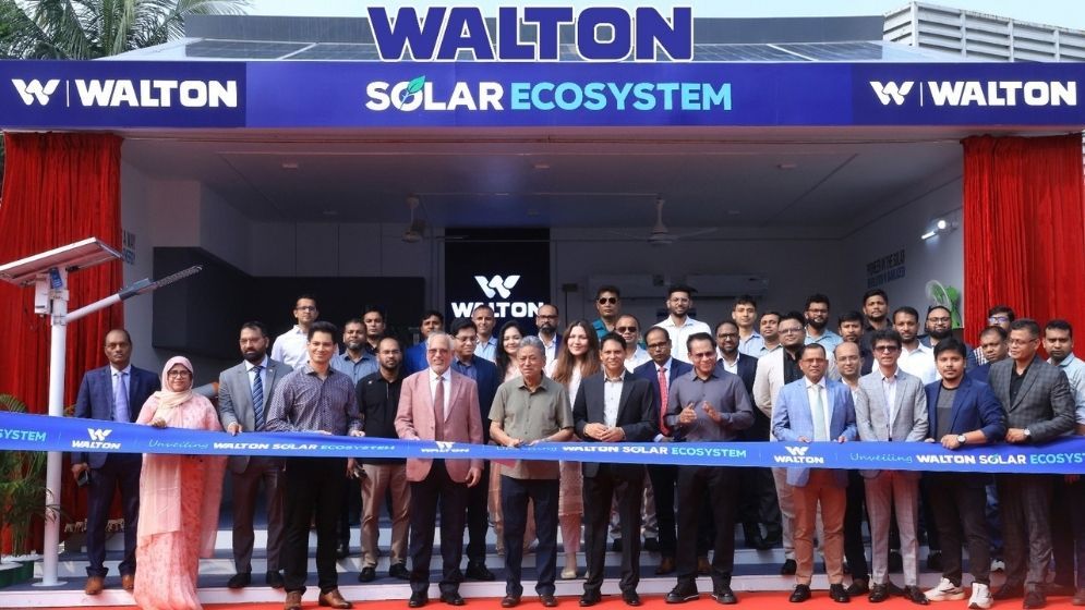 Finance Minister unveils Walton Solar Ecosystem
