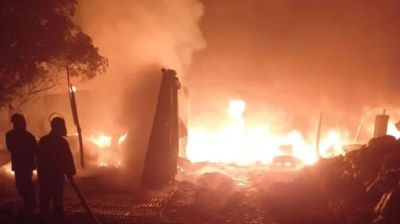 Ashulia jhut warehouse fire brought under control