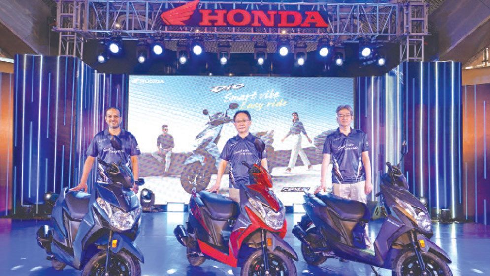 Honda Dio scooter hits market at Tk1.57 lakh