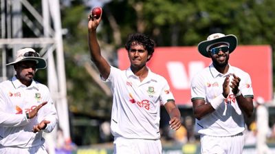 Hasan Mahmud scripts history with hat-trick as first Bangladesh pacer