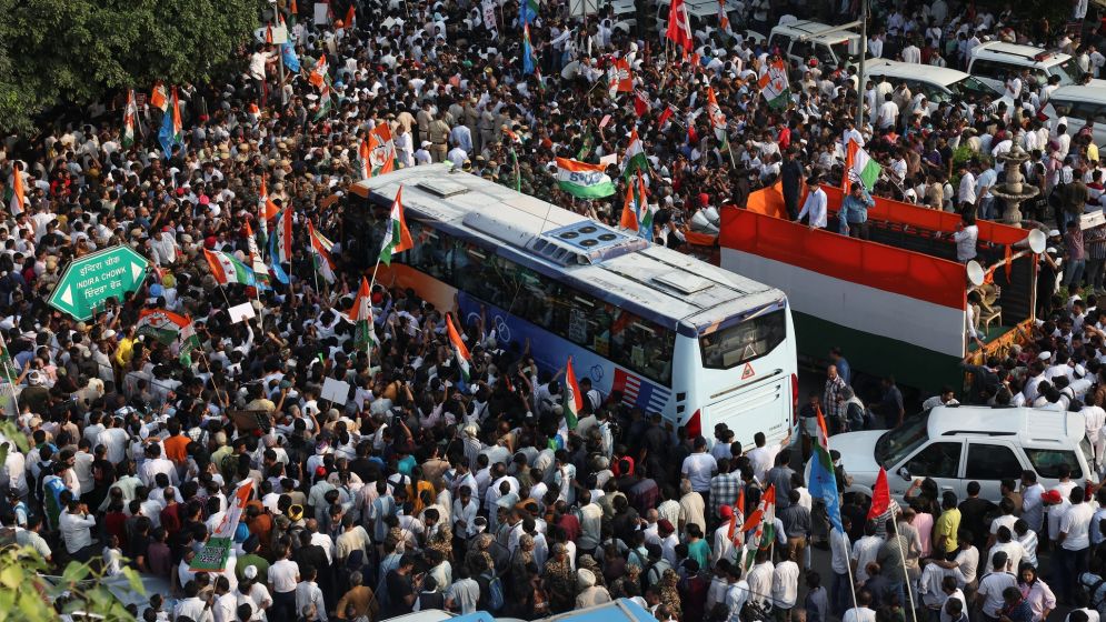 Thousands march to Indian Supreme Court against election chief