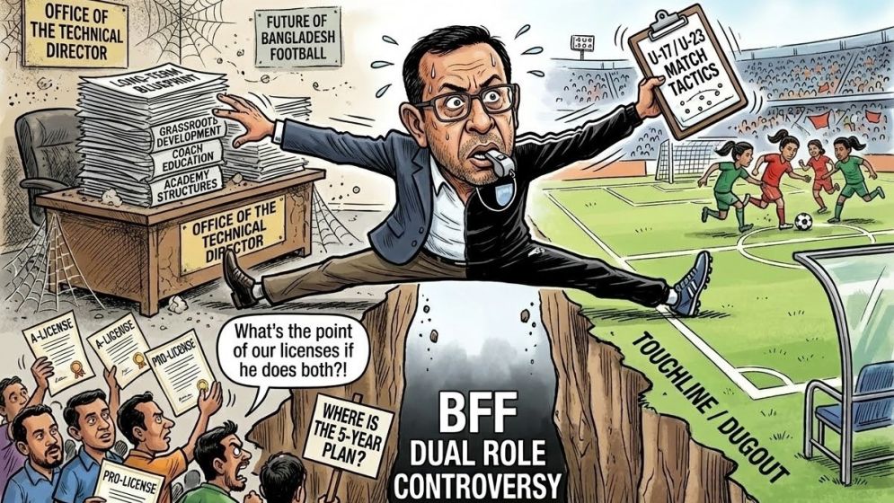 Technical director or touchline boss? Titu’s dual role questioned
