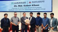 DIU chairman meets students at Malaysia’s Albukhary International University