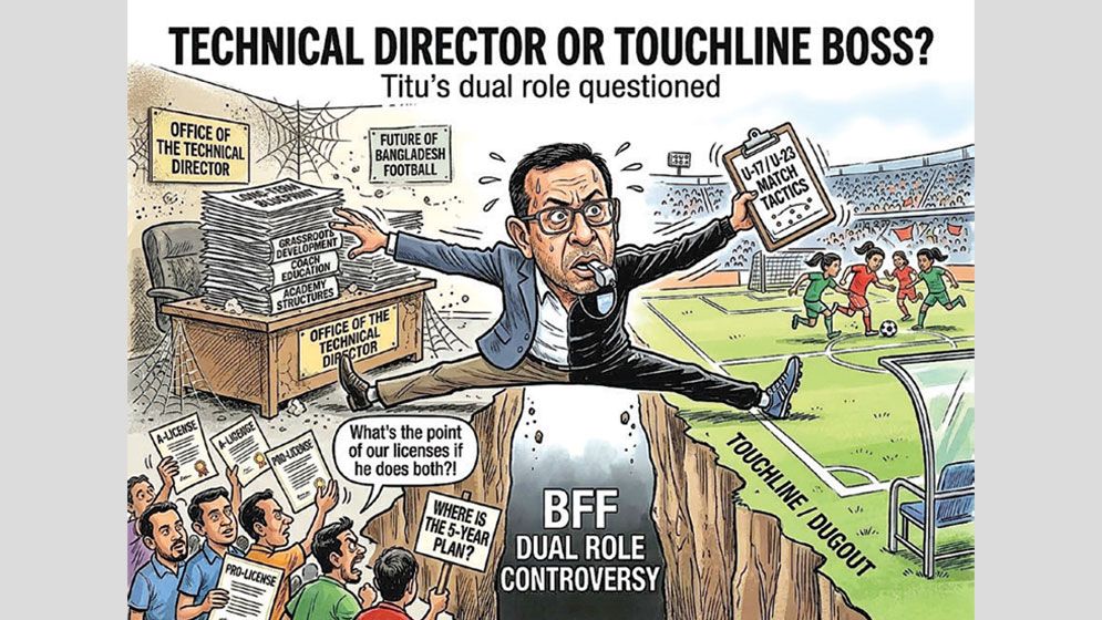 Technical director or touchline boss?  Titu’s dual role questioned