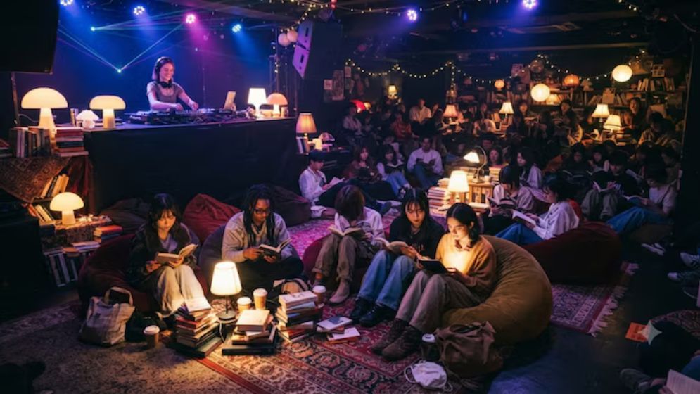Why people are taking books to nightclubs