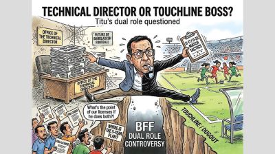 Technical director or touchline boss?  Titu’s dual role questioned