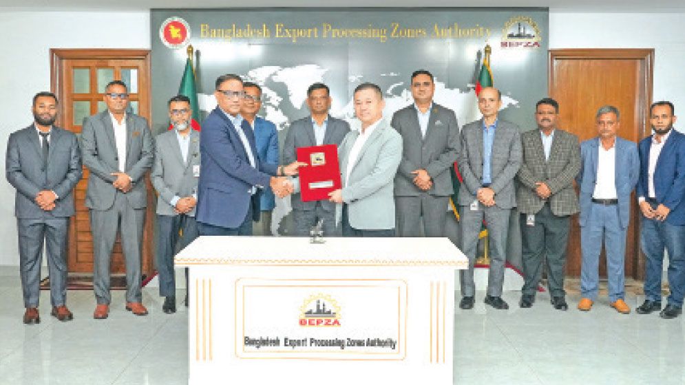 Chinese firm to set up new $7m manufacturing plant in BEPZA EZ-1
