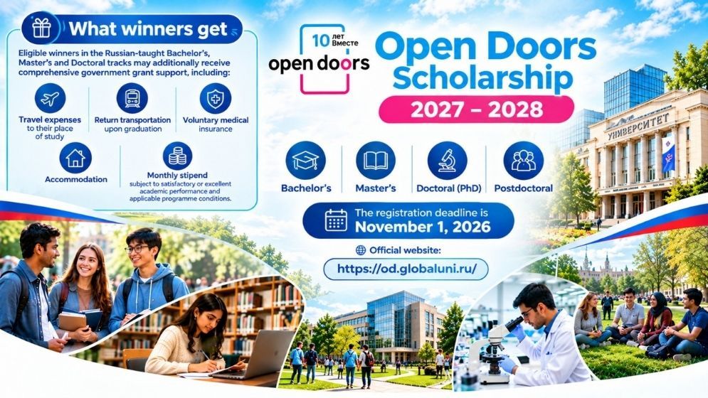 Open Doors Olympiad offers tuition-free study opportunities in Russia