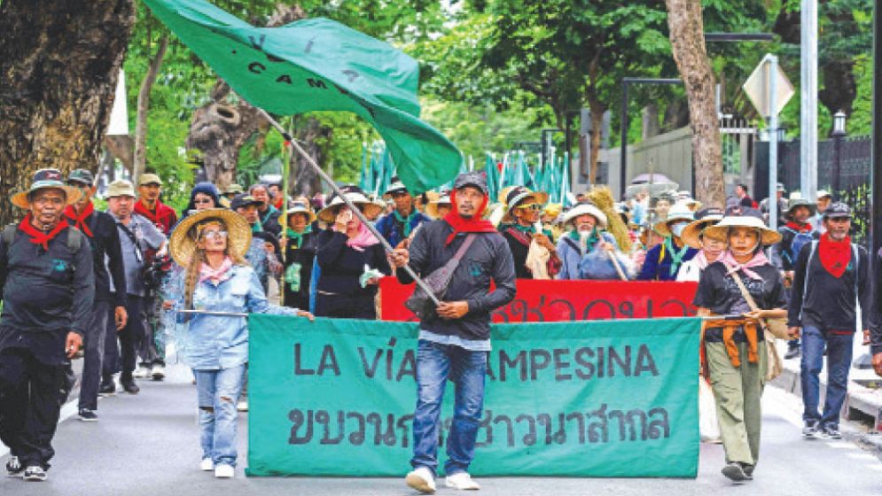 Thai farmers, fishermen challenge IMF, World Bank at Bangkok rally