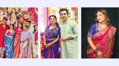 Durga Puja: Bollywood, Tollywood celebrities kickstart celebrations