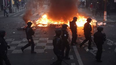 French police clash with protesters as tens of thousands rally over cost of living