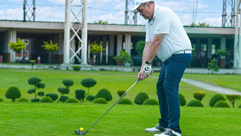 Christensen hooks on Bangladesh’s Golf greens