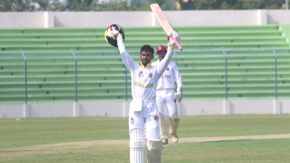 Rajshahi’s Nayeem eyes double ton