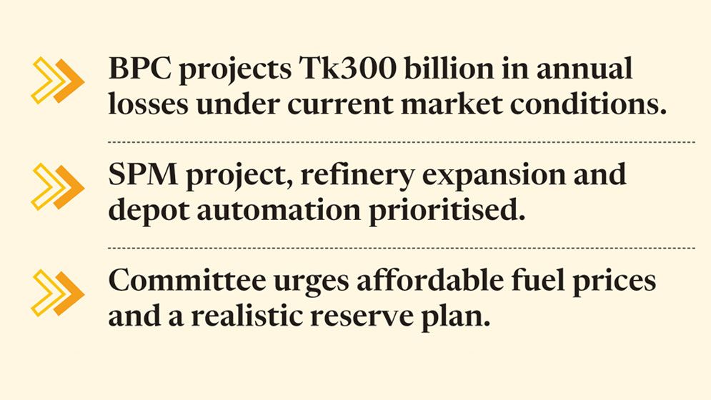 BPC seeks fuel stabilisation fund, 90-day reserve