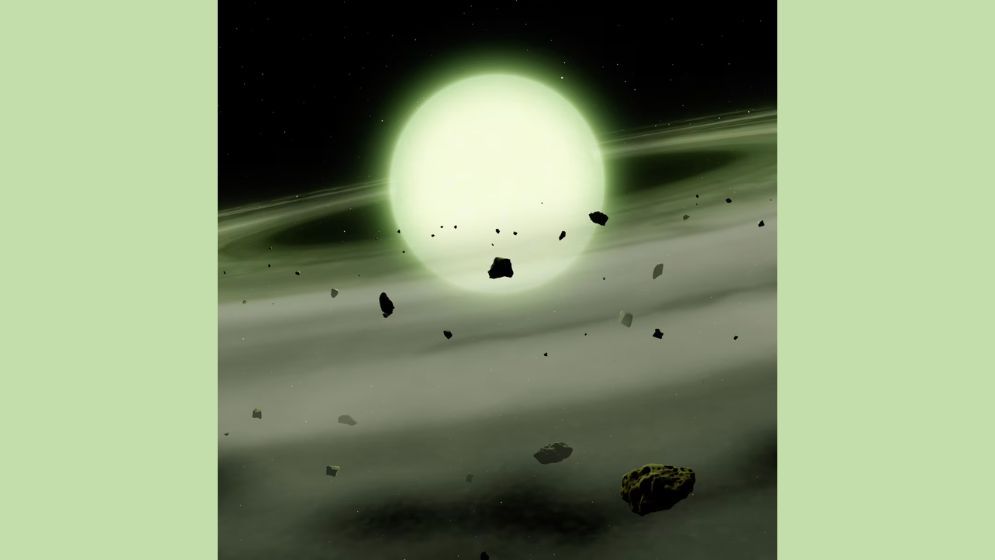 Astronomers say they’ve discovered the first green star