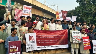 Jatiya Chhatra Shakti protests Assam evictions, mosque demolitions