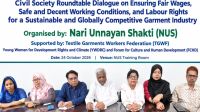 Experts, workers demand fair wages, occupational safety for building competitive RMG sector