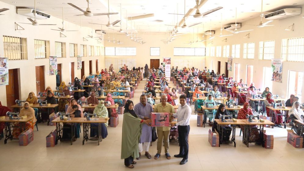 100 underprivileged women in Lalmonirhat get sewing machines