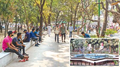 Neglect takes toll on Bahadur Shah Park