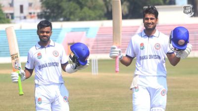 Naim, Mahfijul hit maiden double centuries