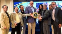 US Ambassador Christensen honoured with Ananda Mela Appreciation Award