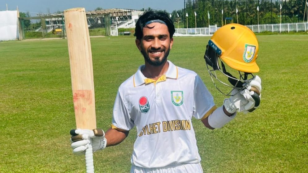 Amite makes double ton, Dhaka’s headlines innings victory
