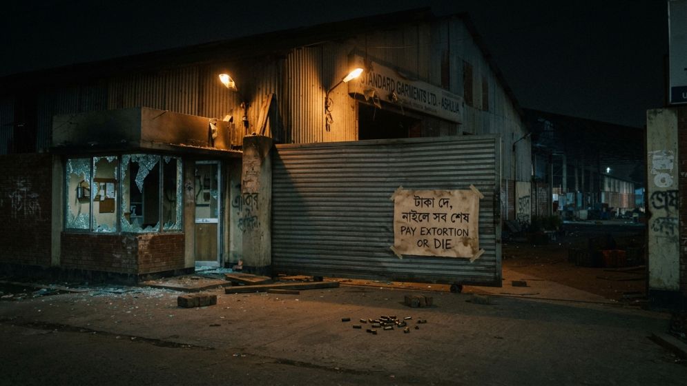 Factory attacked over alleged extortion demand in Ashulia