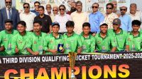 Eskaton Shobuj Sangha crown Third Division Qualifiers Champions