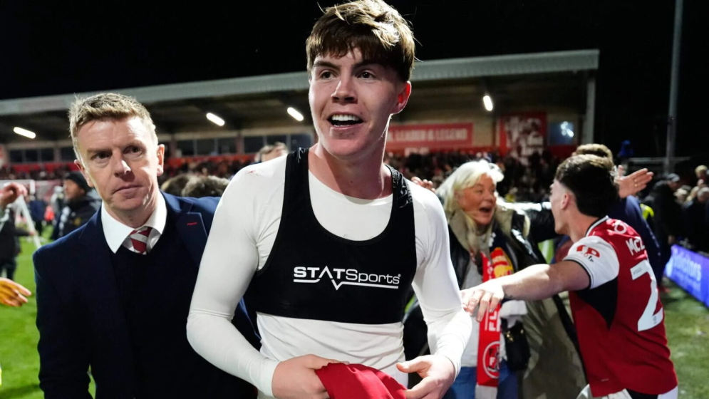 No penalty practice for Fleetwood hero Haughey before he downs Arsenal