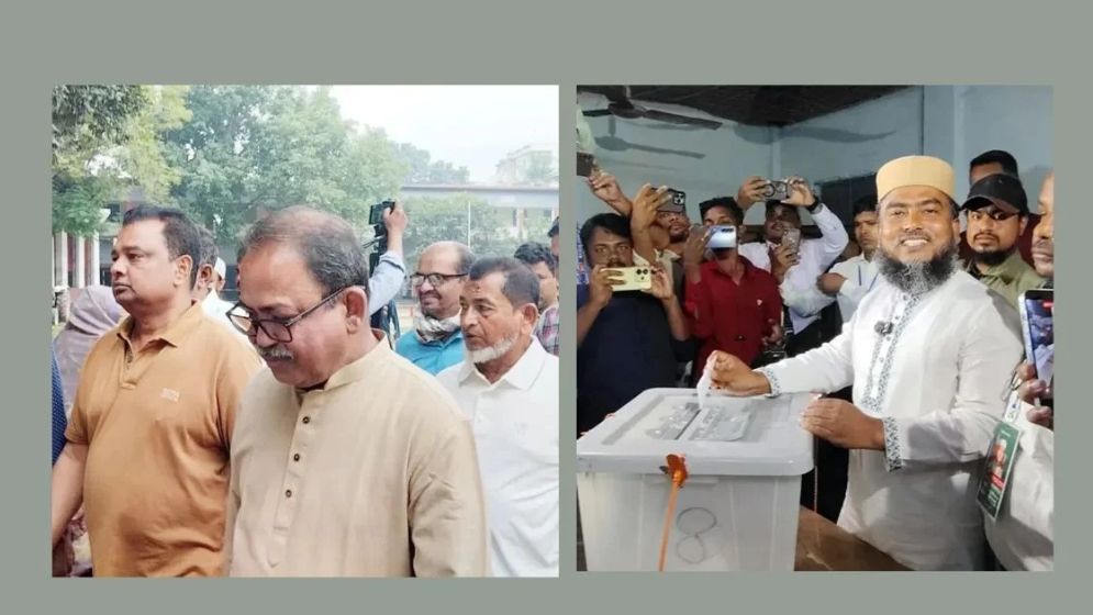 Thakurgaon-1 by-election underway; BNP, Jamaat candidates cast votes