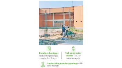3-yr project drags into 7th year