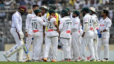 Nayeem's four wickets give Bangladesh 27-run lead