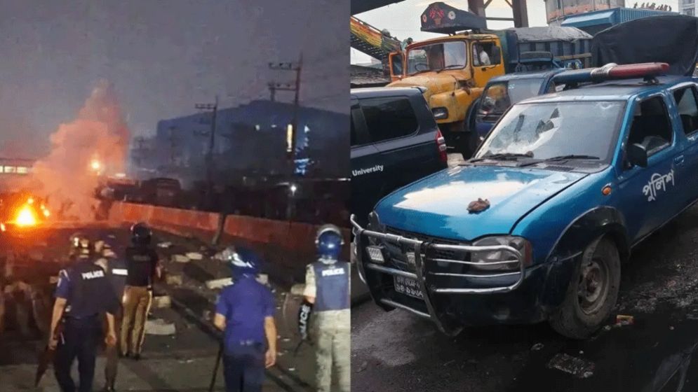 30 injured, 15 vehicles vandalised as workers clash with police in Gazipur