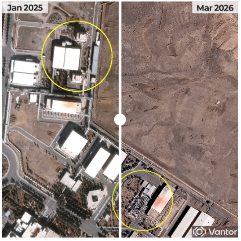 Satellite images show damage at Iran’s Natanz nuclear site